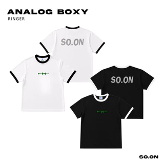 🔮SO.ON Hints Your Dream : Boxy Tee เสื้อยืดโอเวอร์ไซส์ ทรงครอป รุ่น Analog