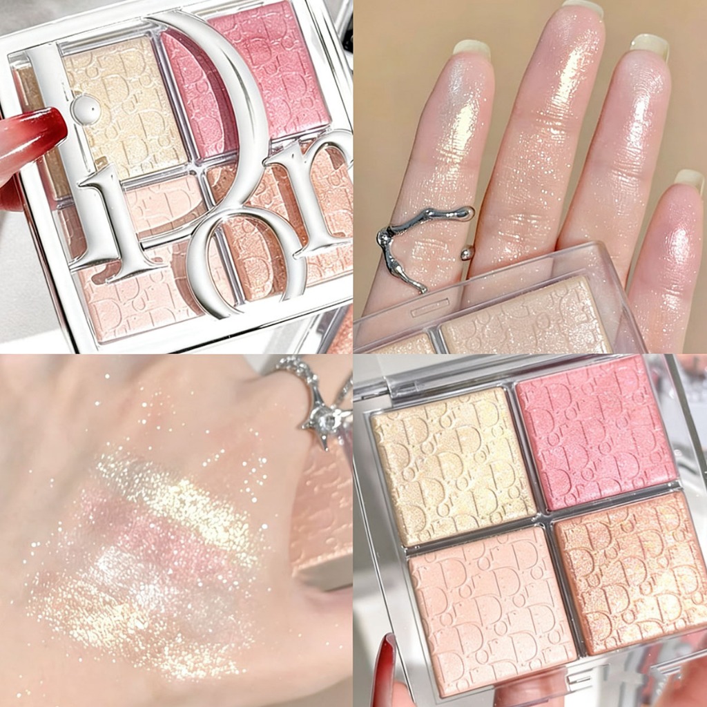 ส่งของภายใน 12 ชั่วโมง 🥤 ของแท้💯 DIOR BACKSTAGE Glow Face Palette #001 #002 #003 #004 universal ความละมุน ความเนียนกริบ