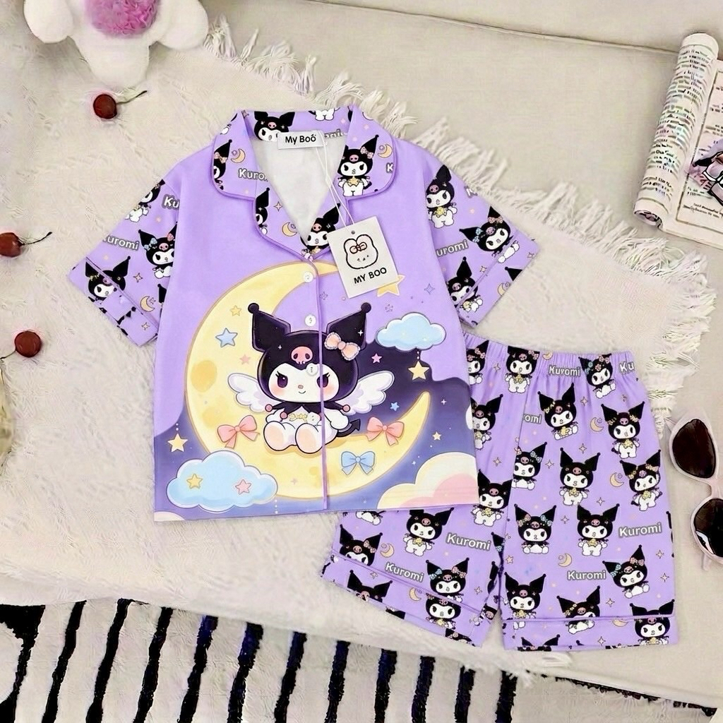 ชุดนอนเด็ก Sanrio แขนสั้นขาสั้น My Boo