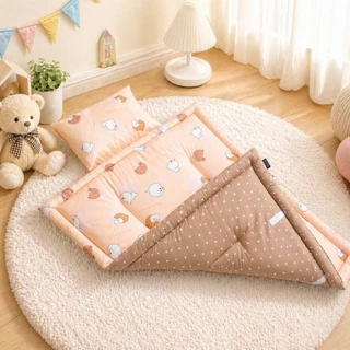 Palm&Pond ผลิตในไทย พร้อมส่ง ที่นอนเด็กอนุบาล ที่นอนปิคนิค 100% Cotton