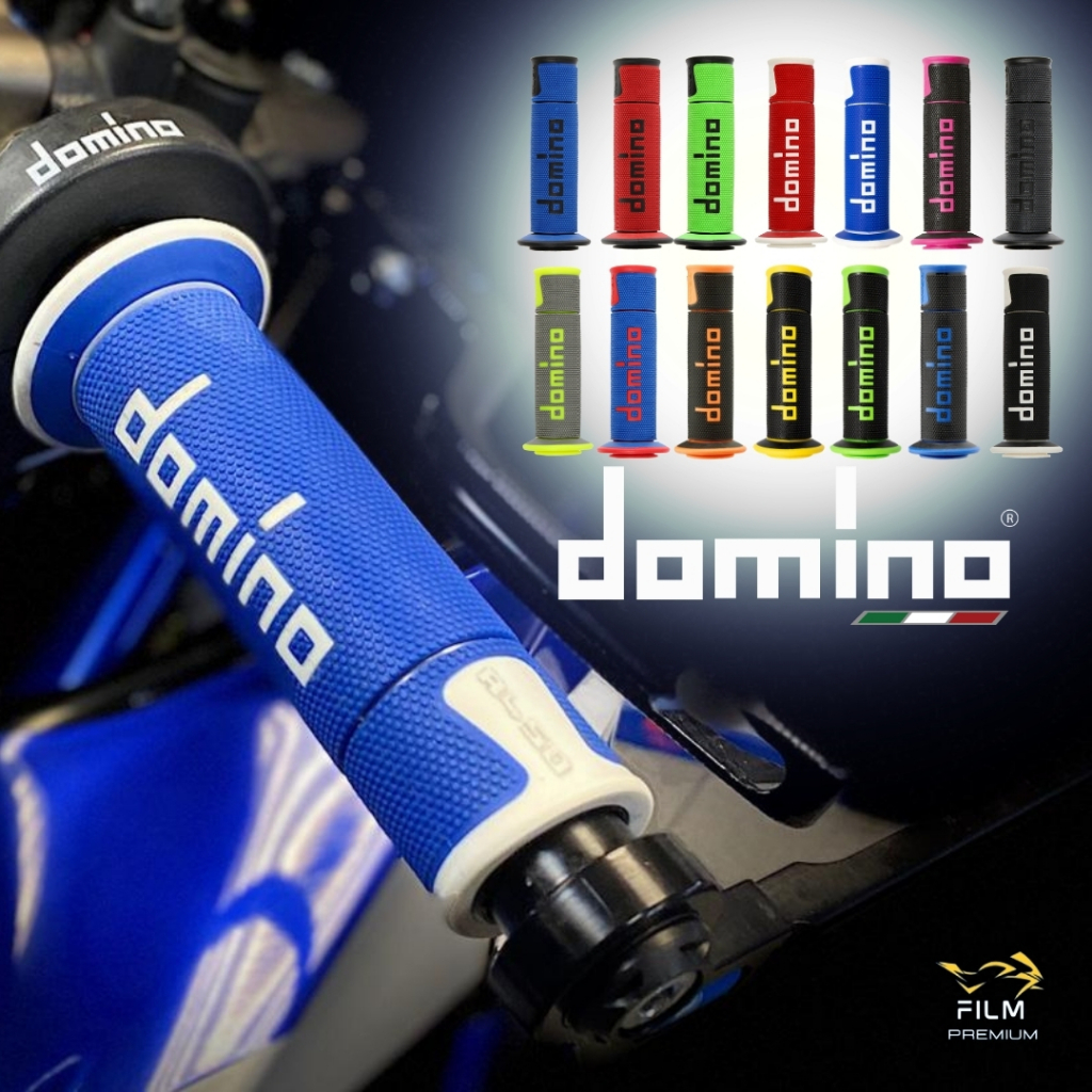 ปลอกแฮนด์ Domino แท้ รุ่น A450 MADE IN ITALY ปลอกแฮนด์ที่ใช้แข่งขันใน MotoGP นุ่มสบาย ติดมือ ไม่ลื่น