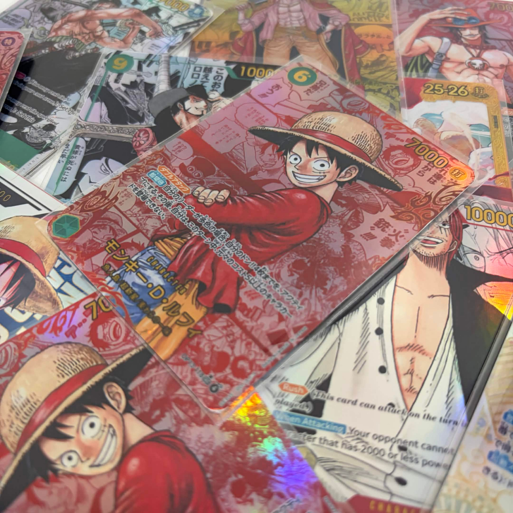 การด์ One piece การด์เกมส์สะสม DIY PTCG ภาษา Eng/Jpn สีสันสวยงาม