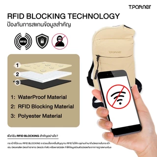 Tpartner RFIDBlocking Safe Pass — กระเป๋ากันขโมย Travel wallet ปลอดภัย เบา มี 12 ช่อง ใส่พาสปอร์ต มือถือ บัตร ได้อย่างมั