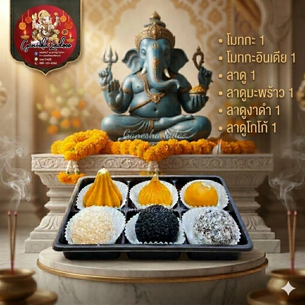 (มีส่งด่วน)โมทกะลาดู คละรส ทำสดใหม่ ลาทานได้ อร่อยมาก