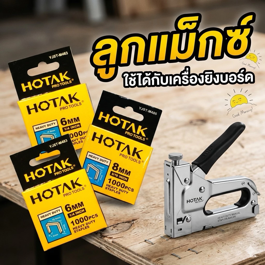ลูกแม็กซ์ ขนาด 6มม.-14 มม. ใช้กับเครื่องยิงบอร์ด