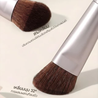 Oni Triangle Highlight & Concealer Brush, แปรงสามเหลี่ยมไฮไลท์&คอนซีลเลอร์ 2 in 1 สีชมพูน่ารัก, แปรงวาดแสงสว่างและปกปิดจ