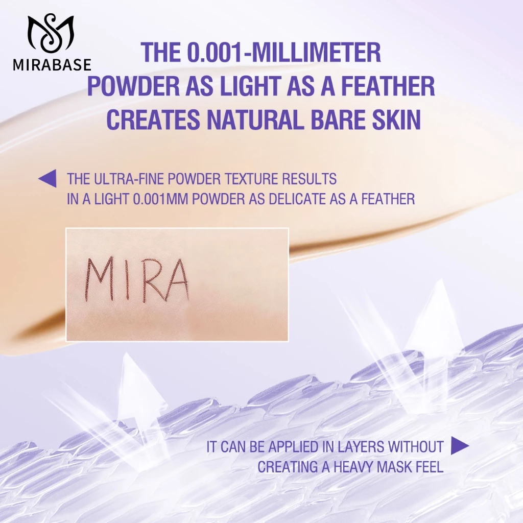 MIRABASE Dreamy Luster Air Cushion SPF50+ PA++++ 12g คุชชั่นรองพื้น คุมมัน ติดทน ปกปิด บางเบา ผิวสวยธรรมชาติ thumbnail 7