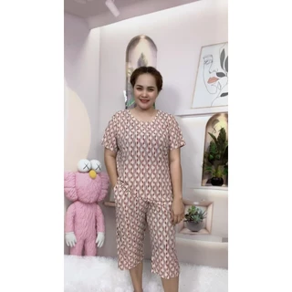 ชุดผู้ใหญ่ ลายดอก ชุดเซ็ทใส่สบาย เซ็ทเสื้อกับกางเกง ใส่อยู่บ้าน รุ่น226