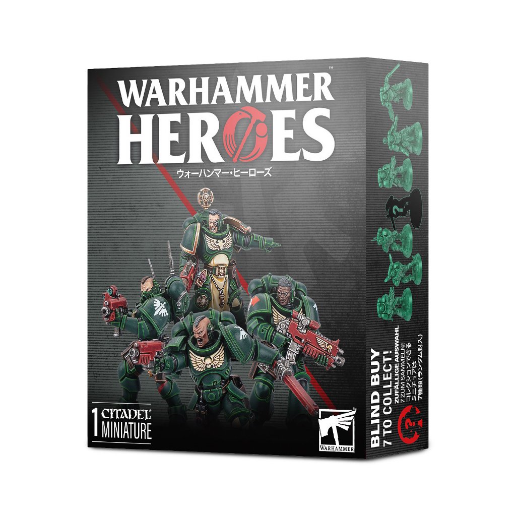 Warhammer 40k : Dark Angels : Warhammer Heroes Series 6 Blind Box(กล่องสุ่ม)