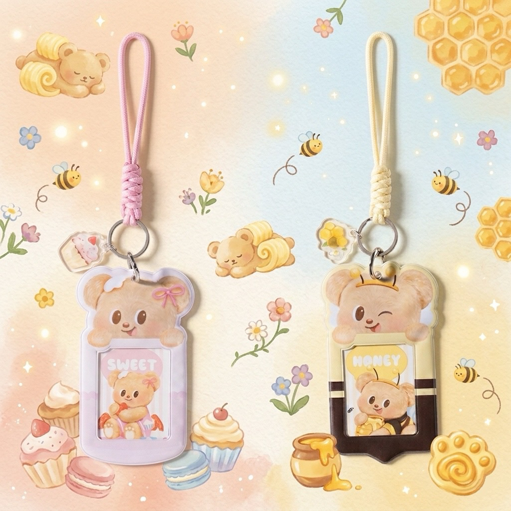 พร้อมส่ง!! (Butterbear x Deli) ที่ใส่บัตรน้องเนย เฟรมการ์ดน้องเนย ButterBear Frame Card