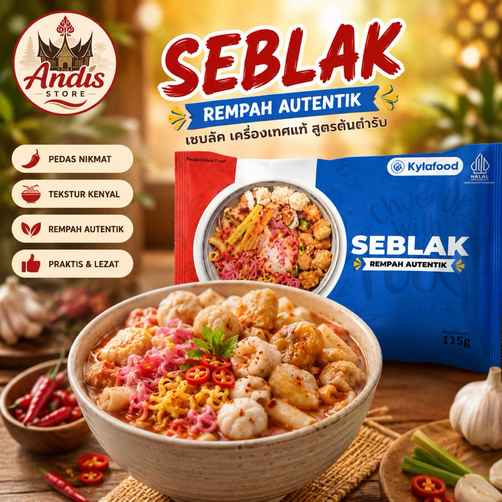 Ready Stock Indonesia Kylafood Seblak 🇹🇭