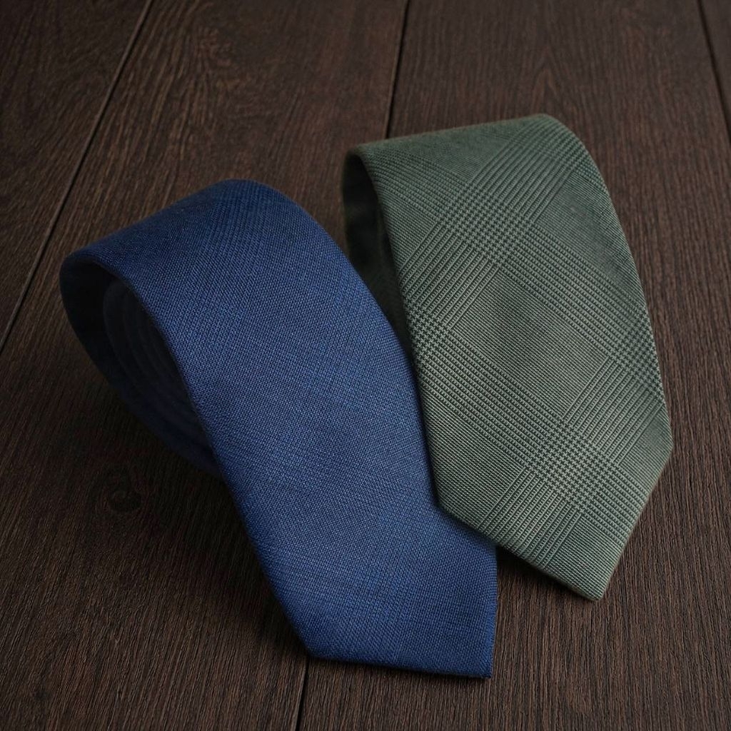 WOOL Neckties เนคไทผ้าวูลหรู เรียบ ไม่มันเงา