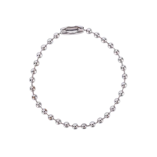 (100เส้น/ถุง)โซ่ไข่ปลา โซ่พวงกุญแจ สีเงิน ยาว8/10/15cm Ball chain ใช้ทำพวงกุญแจ