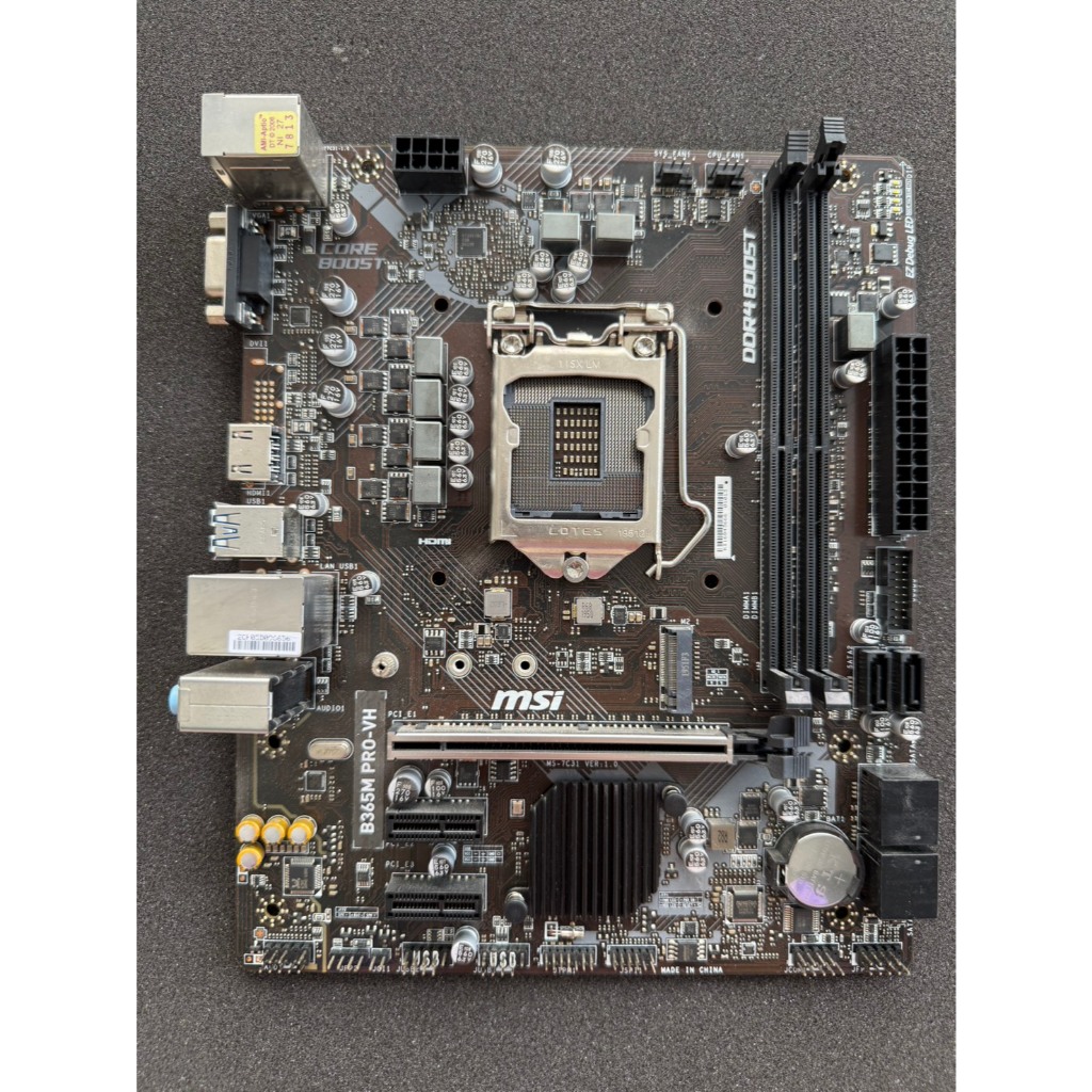 MAINBOARD (เมนบอร์ด) 1151 MSI B365M PRO-VH มือสอง