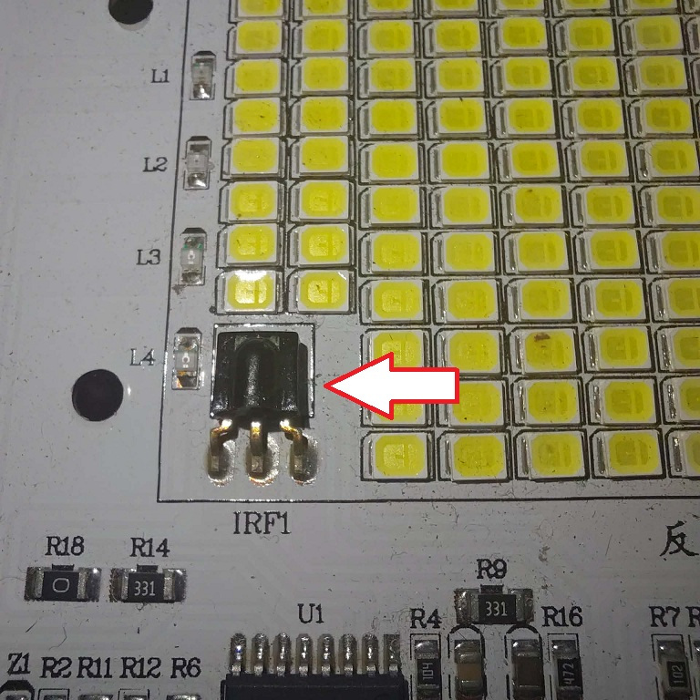 IR Infrared Receiver อินฟราเรท ตัวรับ SMD
