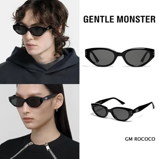 (จัดส่งจากกรุงเทพ)แว่นกันแดดGentle Monster EVEW MUSEE สไตล์เดียวกันสำหรับผู้ชายและผู้หญิง สีดำLILIT ROCOCO