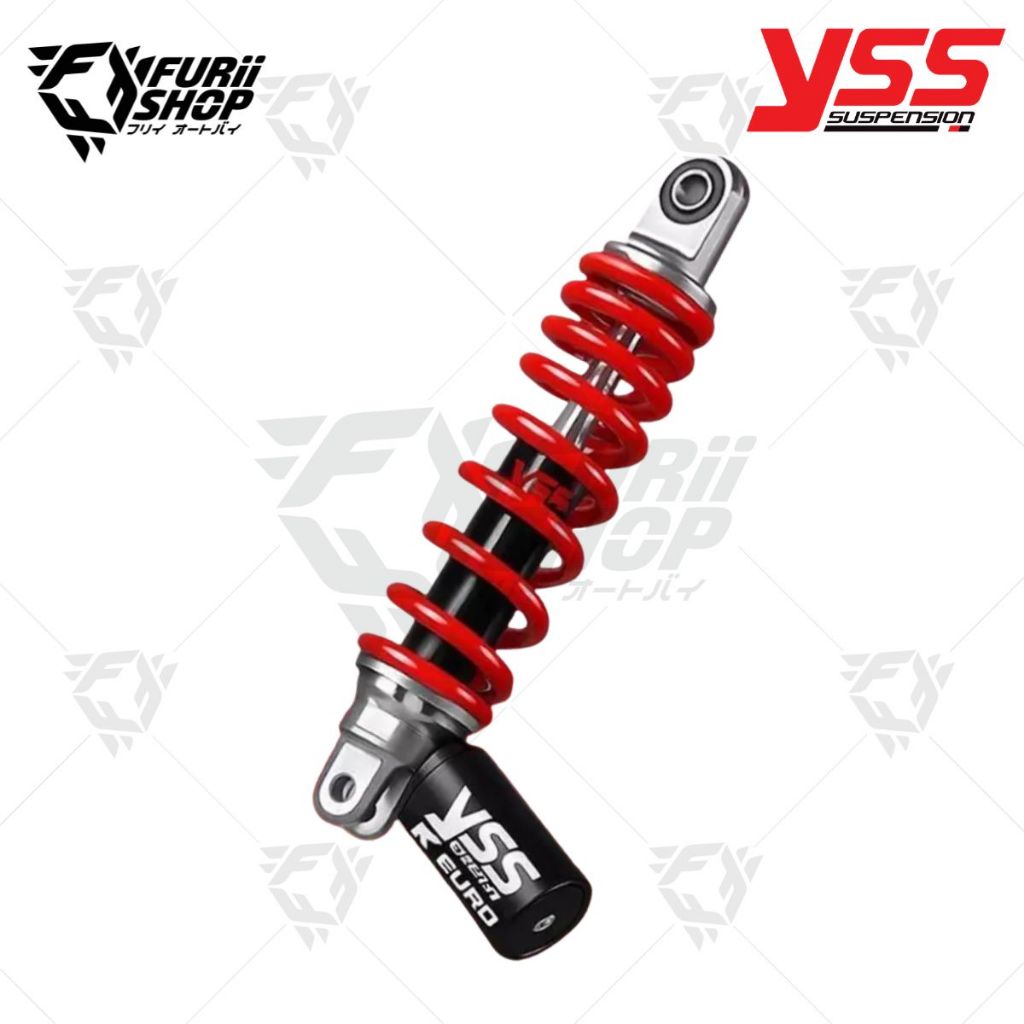 โช้คหลัง YSS K-EURO FOR YAMAHA GIORNO125 '24+ แดง-ดำ(OK302-300T-32-958) / ดำ-ดำ(OK302-300T-32-888)