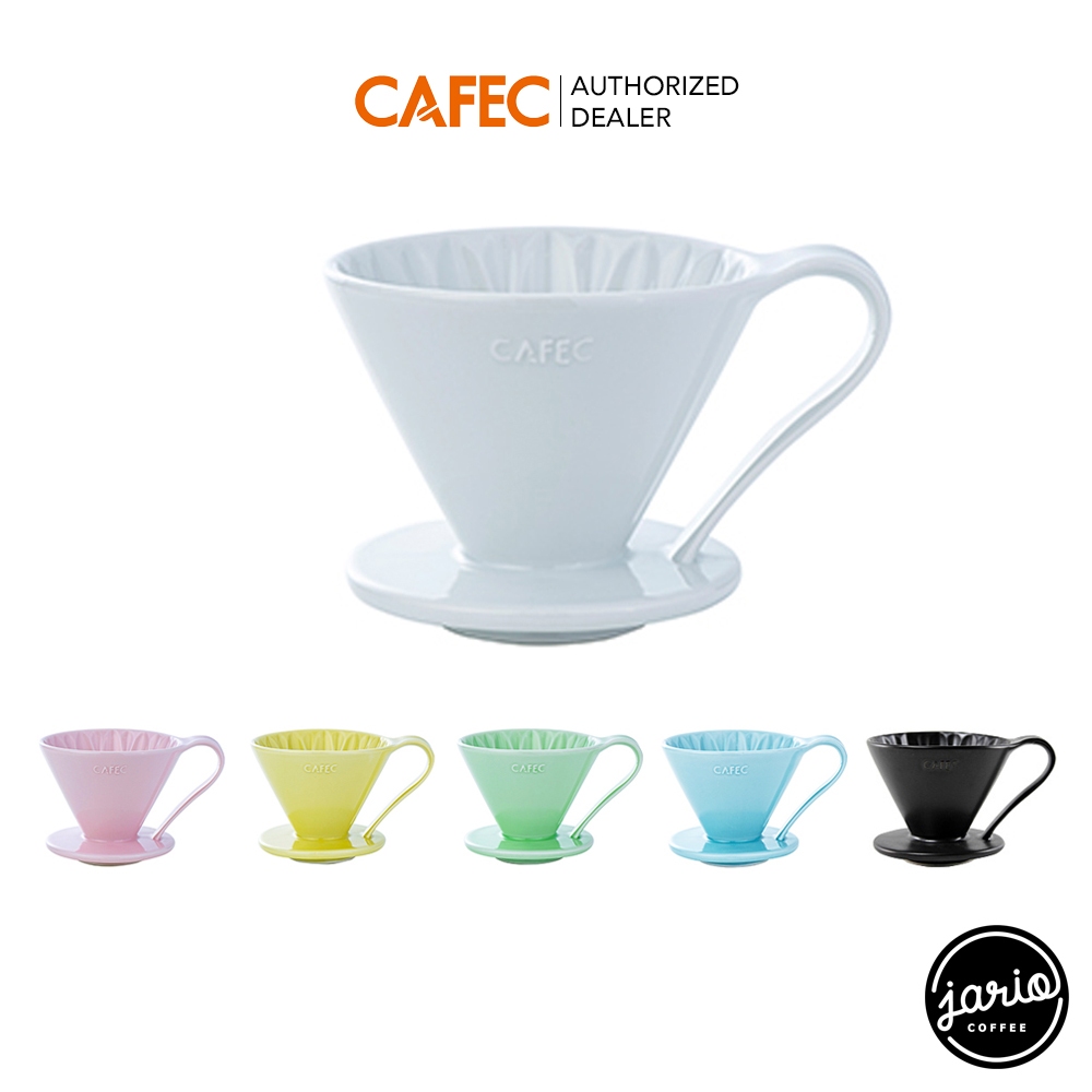 JARIO x CAFEC ดริปเปอร์ Flower เซรามิก CAFEC Flower Dripper Ceramic