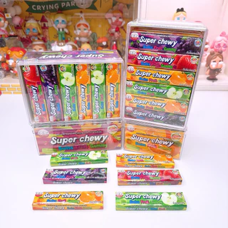 ซุปเปอร์ชิลวี่ ลูกอมซูกัส 4 รส ( 1 ตลับ 30 ชิ้น ) มีอย.ไทย JELLYBEAN jelly berry