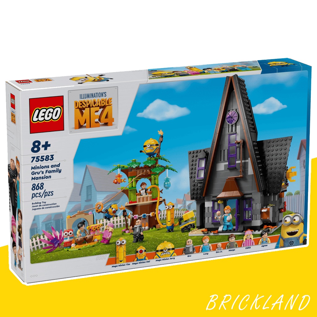 LEGO 75583 Minions and Gru’s Family Mansion | LEGO Minions ของแท้ 100% มือ1 พร้อมส่ง