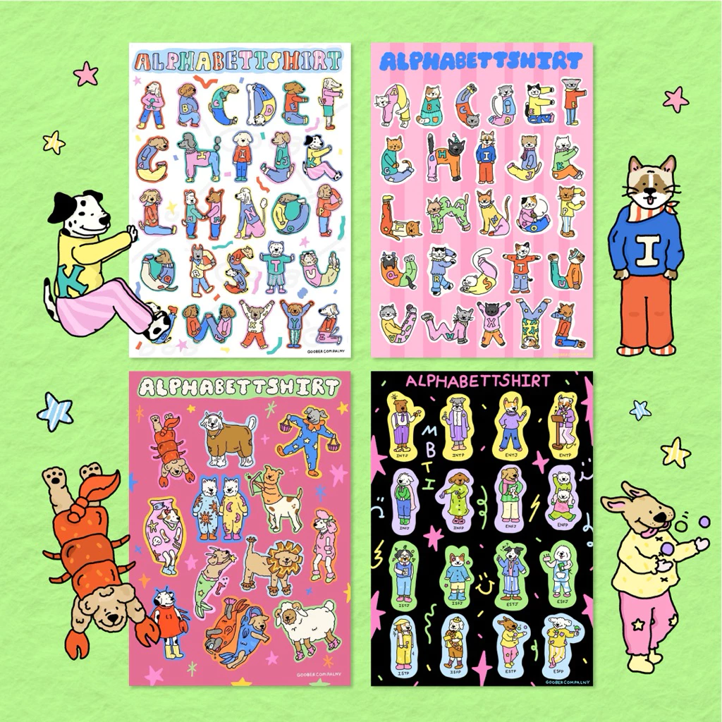 A5 Sticker set (เซท Sticker ไดคัท ขนาด A5)