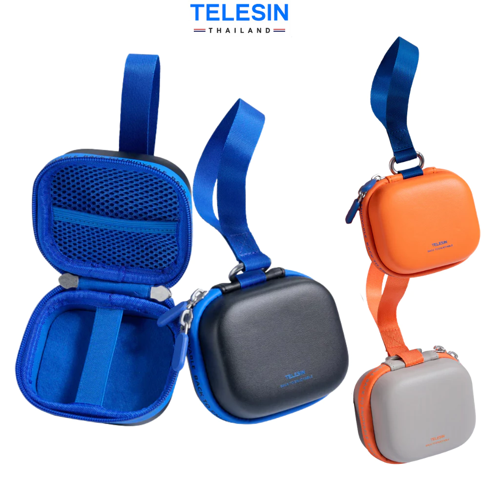 TELESIN GoPro / DJI / Insta360 DisAdv Mini Storage Bag กระเป๋าเก็บตัวกล้องกันน้ำกันกระแทก