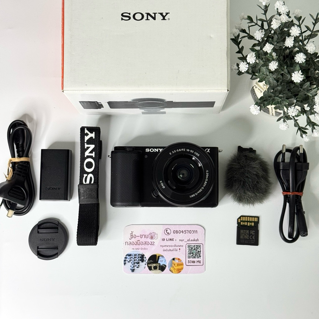 🔥กล้องมือสอง Sony ZV-E10 อุปกรณ์ครบกล่อง สภาพสวย ใช้งานปกติ🔥