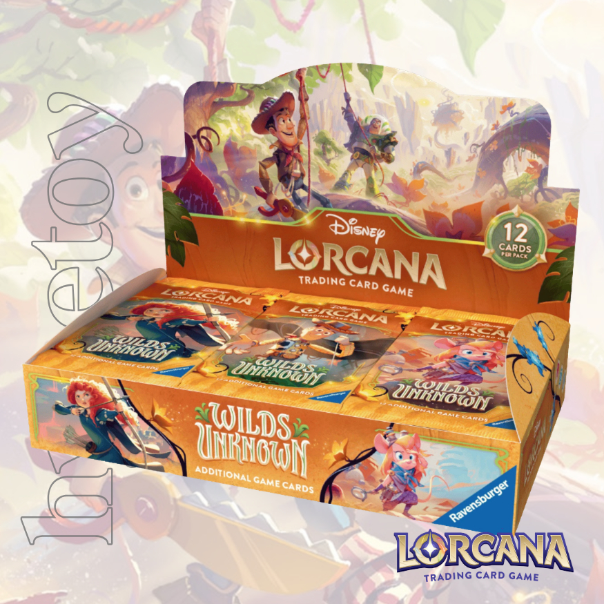 (แบบซอง-ยอน240) Wilds Unknown Lorcana Disney TCG (1ซอง/12ใบ)