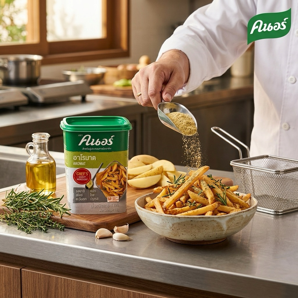 คนอร์ ผงอาโรมาต 1 กก. Knorr Aromat 1 kg. | ผงปรุงรสอเนกประสงค์ สไตล์ยุโรป