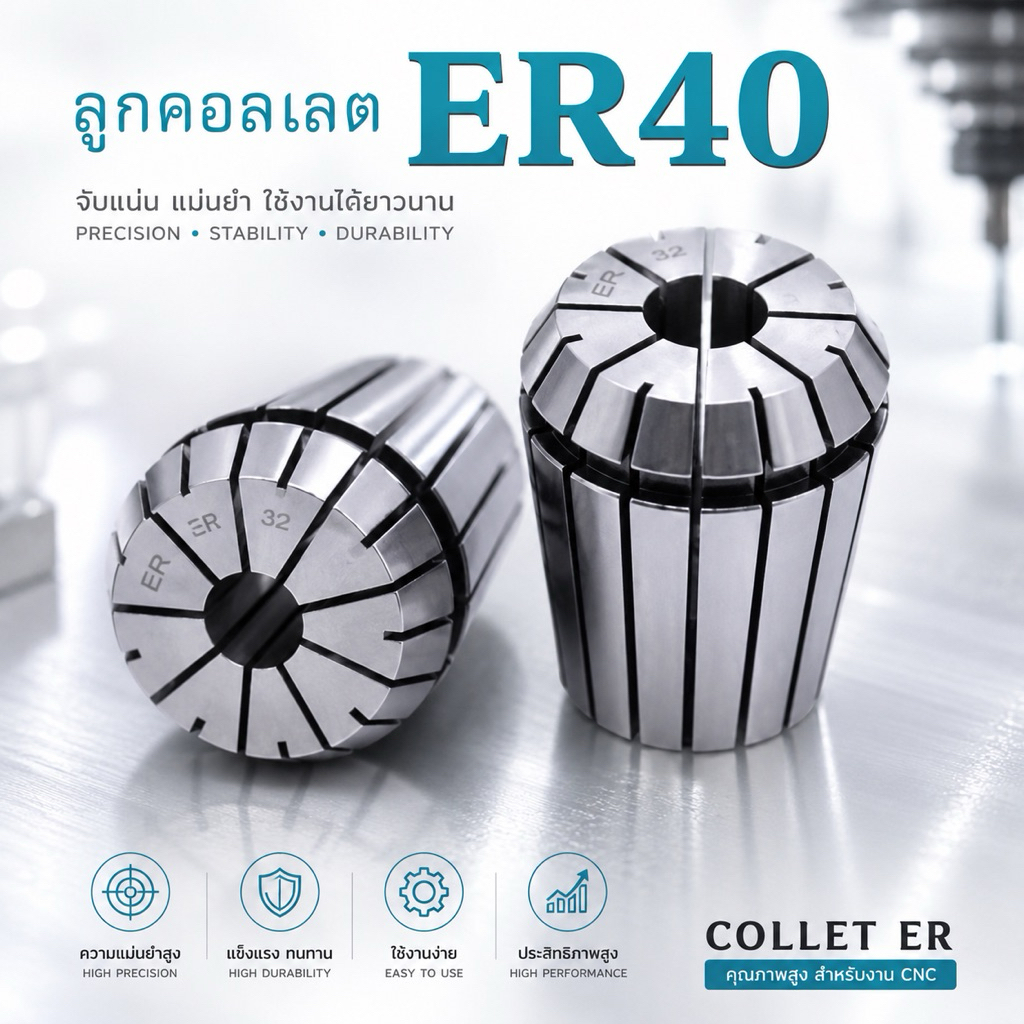 ลูกคอลเลต Collet ER40