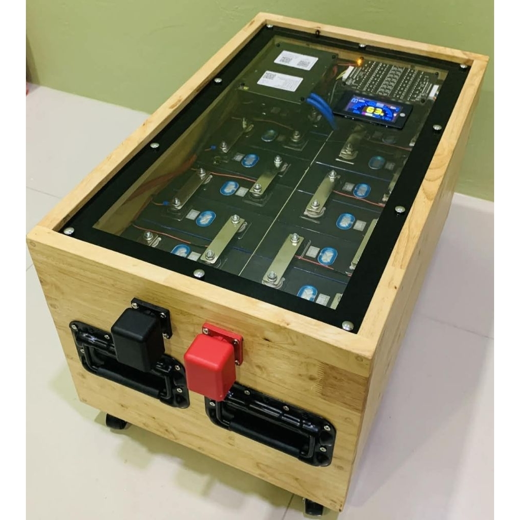 แบตเตอรี่ลิเธียม 48V 314Ah พร้อมหน้าจอ JK 3.2" ประกอบพร้อมใช้งาน [ของใหม่มือ1] LiFePo4 3.2v 314Ah 16