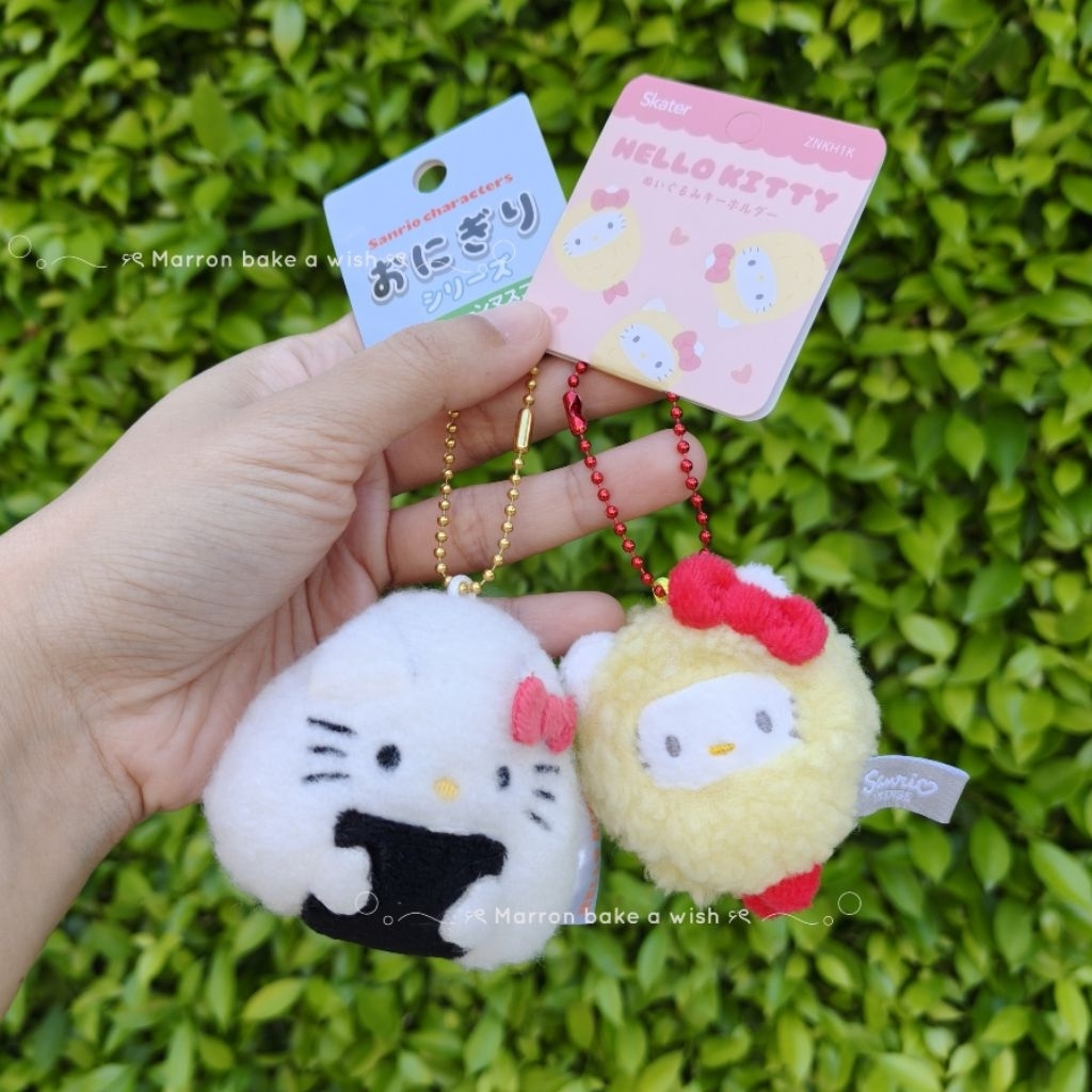 พวงกุญแจคิตตี้เทมปุระ ข้าวปั้น ของแท้ Sanrio