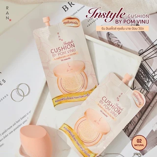 (กล่องx6) RAN Instyle Cushion by Pom Vinij SPF30 PA+++ รัน อินสไตล์ คุชชั่น บาย ป้อม วินิจ 7 กรัม