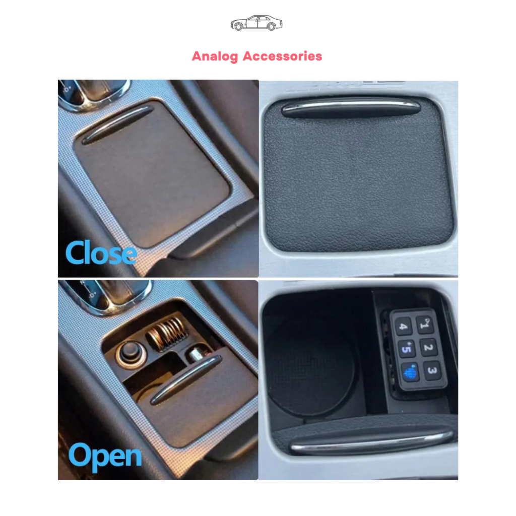 ม่านที่วางแก้วน้ำ Mercedes Benz W203 2000-2007
