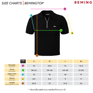 (พร้อมส่ง)Bemingtop909(S-XL)-Cody Half-Zip Polo – เสื้อโปโลไหมพรมคอซิป เนื้อผ้าถักแน่นแต่นุ่ม