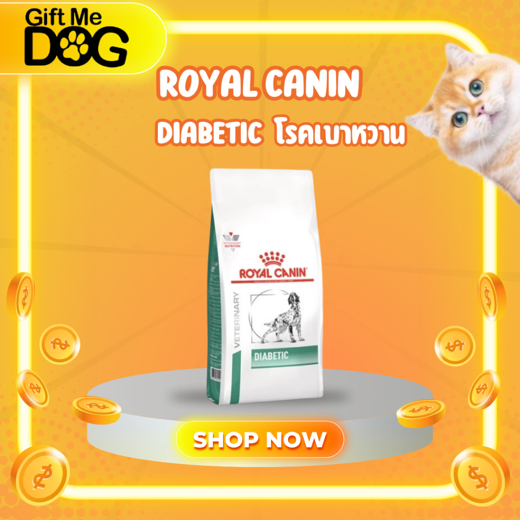 Royal Canin Diabetic dog สำหรับสุนัขโรคเบาหวาน 12kg