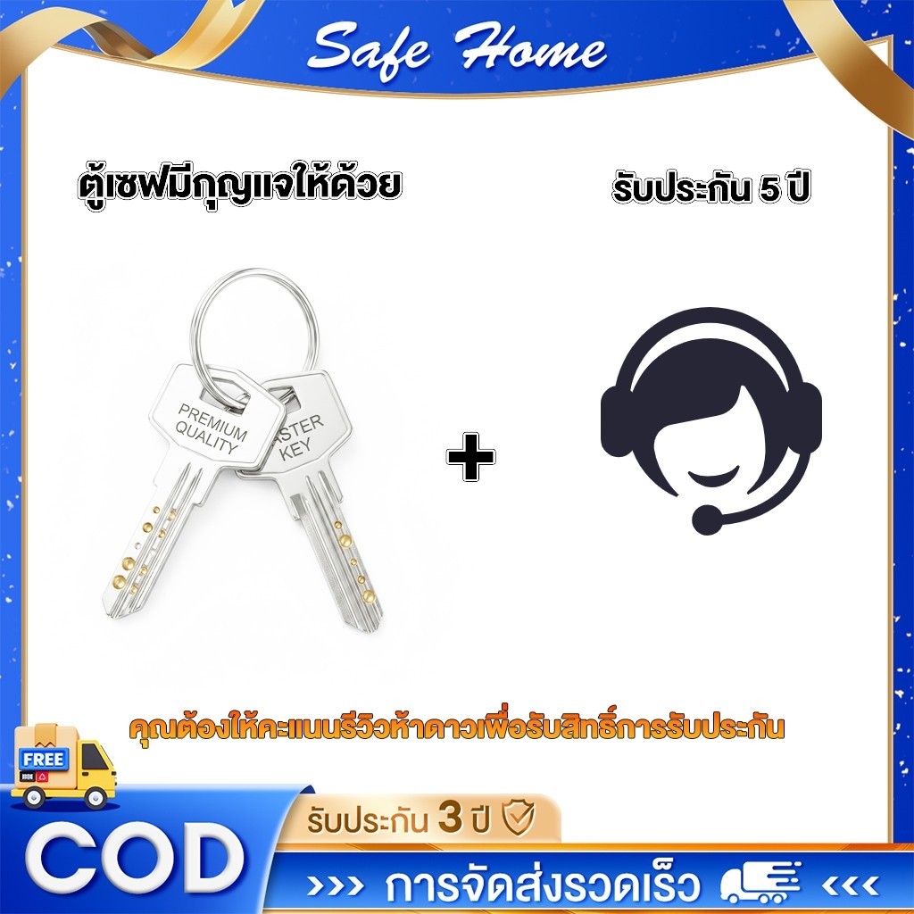 ปลอดภัย กุญแจสำรอง safe box อุปกรณ์เสริมที่สำคัญ