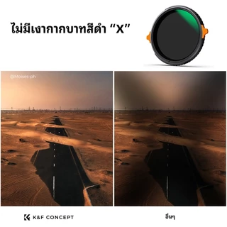 K&F CONCEPT 67mm NANO-X 2in1 ND4-64&CPL Filter คมชัดสูง บางพิเศษ สำหรับวิวและบุคคล ฟิลเตอร์กล้อง