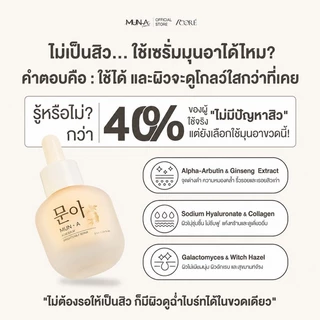 🔥ซื้อ2 แถม2🔥 MUN-A SERUM 문아 เซรั่มรากโสม เซรั่มสิว 15ml เซรั่มสิว เซรั่มสิว รอยสิว ฝ้า กระ หมองคล้ำ เซรั่มมุนอา ผิวติดสา