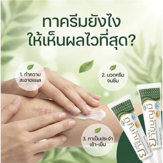 โปรโมชั่น 3 หลอด ครีมยายบุญมี ทาผิวฟื้นฟู รอย ปริมาณ 20 กรัม