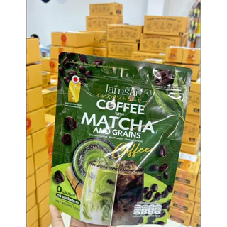 กาแฟชาเขียวแจ่มใส coffee Matcha กาแฟมัทฉะแจ่มใส พรีเมี่ยม กาแฟเข้ม มัทฉะแท้ = (1ห่อ บรรจุ 10 ซอง)