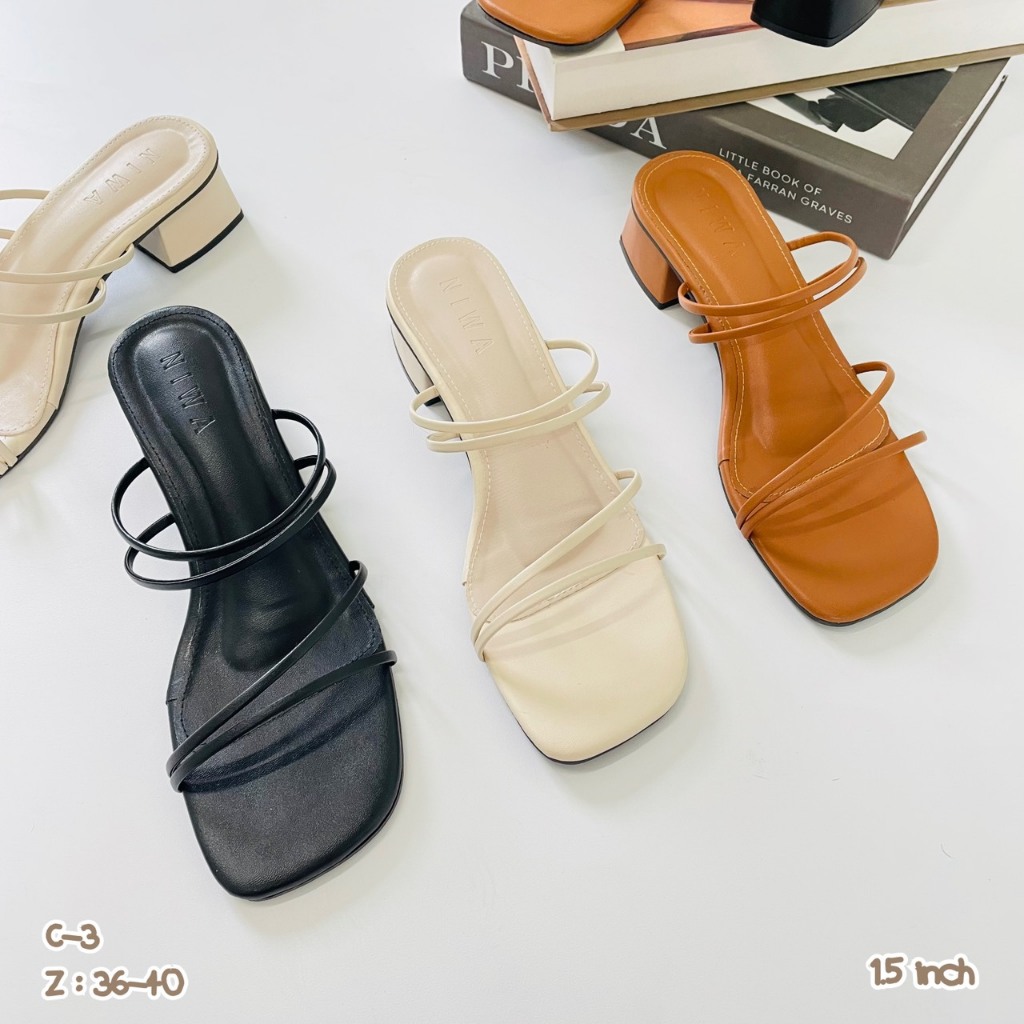 NIWA SHOES รองเท้า MAXI ดีไซน์สวย รหัส C-3