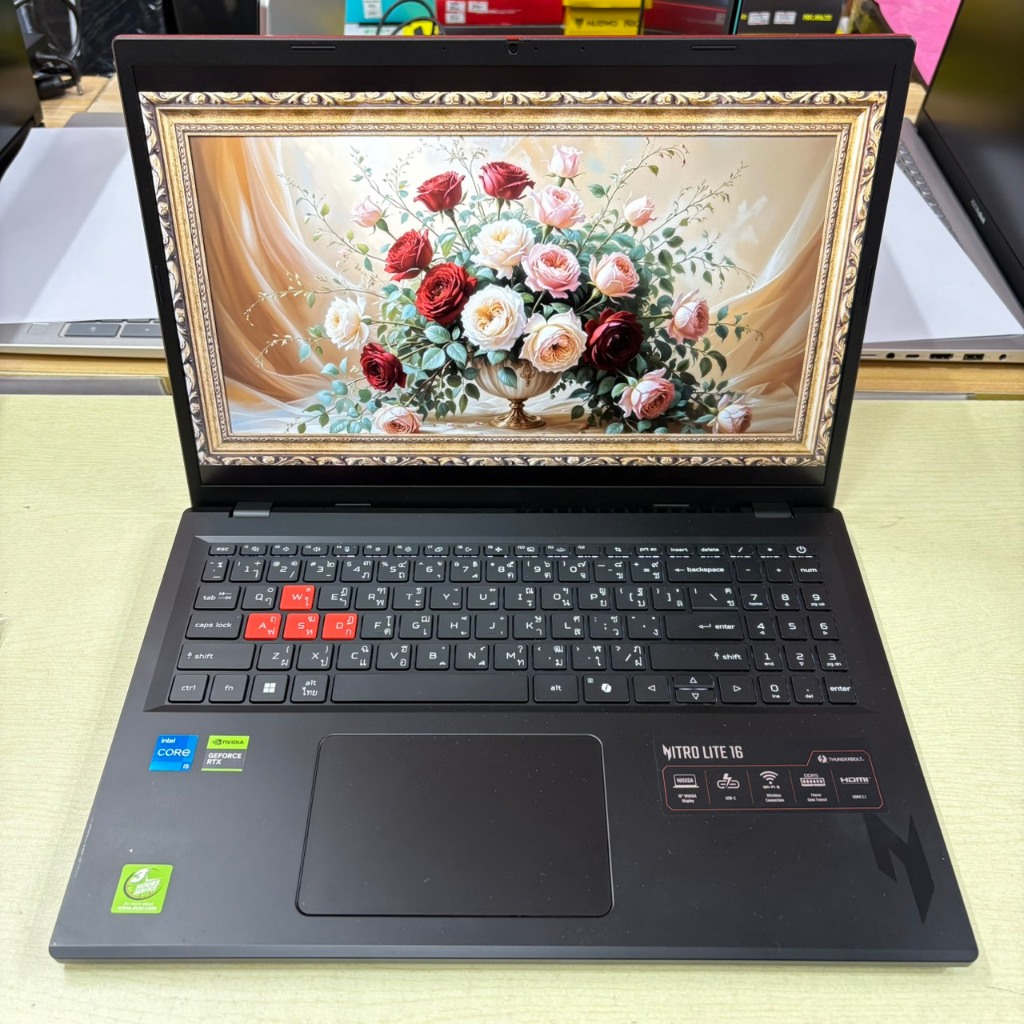 ACER  NITRO  LITE  16  NL16 - 71G - 50BY  ประกันศูนย์ Onsite  20/02/2028  สภาพเครื่อง  95%