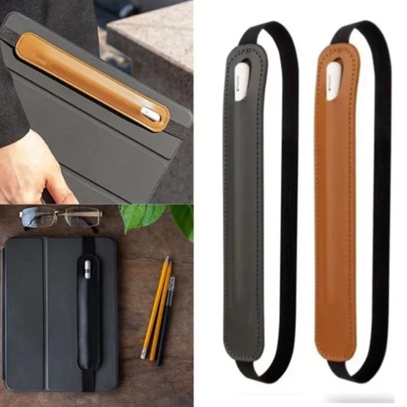 COD ซอง หนัง PU pencil กระเป๋าใส่ปากกาไอแพด ป้องกันการสูญหาย พร้อมปากกาแบบสัมผัส พกพาสะดวก