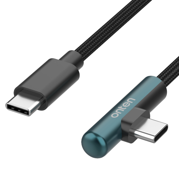 Onten OTN-CC329 USB-C Right Angle Braided Data Cable / 60W