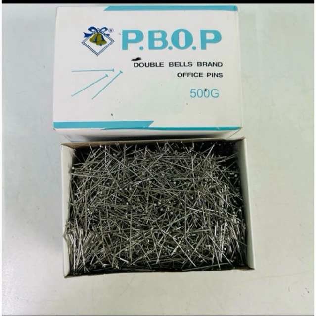 เข็มหมุดปักกระทง เข็มหมุดทำกระทง ตะปูเข็ม 500g.มี2 ขนาด 31มิล กับ 26 มิล(ราคาต่อกล่อง)