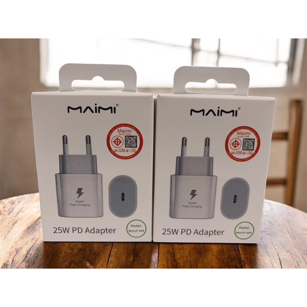 Maimi หัวชาร์จ Type C  25W PD(มี มอก.)(Samsung)Adapter ชาร์จเร็ว ใช้ได้ ทนทาน