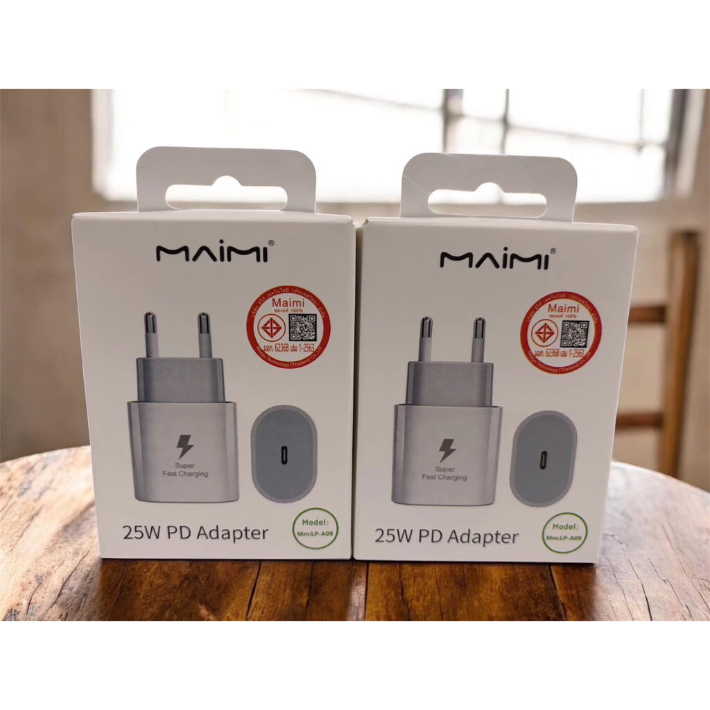Maimi หัวชาร์จ Type C 25W PD(มี มอก.)(Samsung)Adapter ชาร์จเร็ว ใช้ได้ ทนทาน