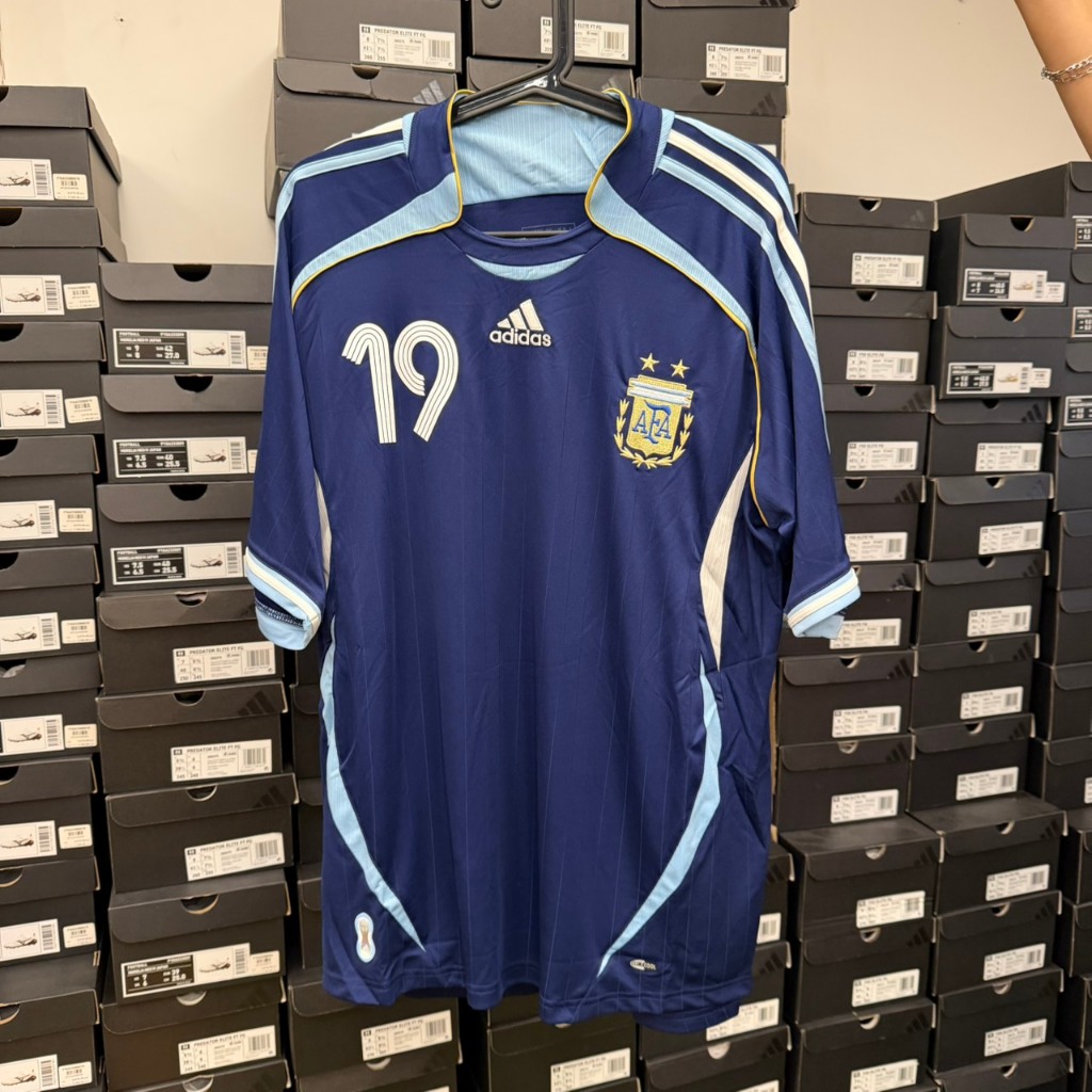ARGENTINA 2006 AWAY JERSEY สกรีน MESSI#19