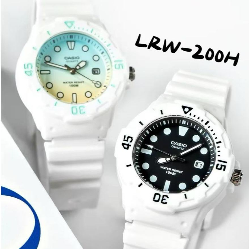 แท้ศูนย์ไทย CASIO ของแท้100% นาฬิกาเด็ก ผู้หญิง/ชาย LRW-200H ประกัน 1 ปี LRW200H